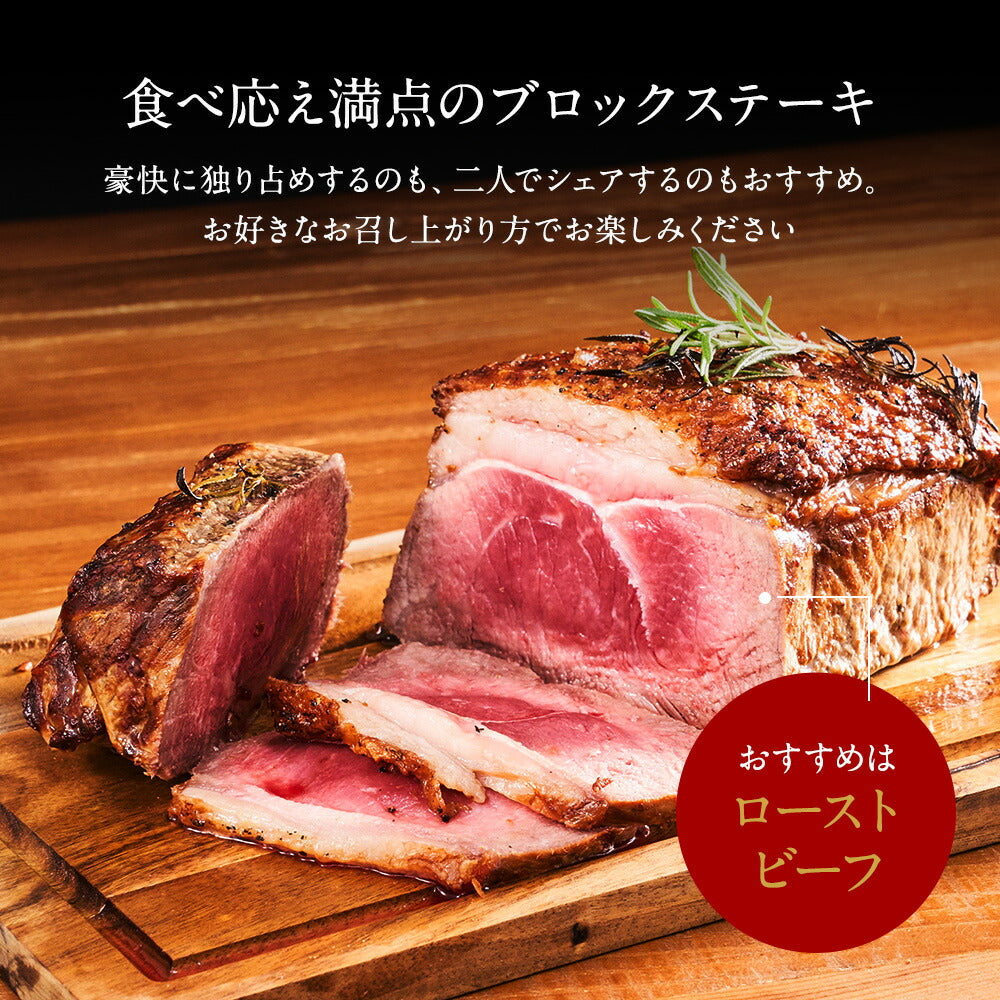 【究極の赤身肉】3ポンドカット サーロインステーキ(1350g)